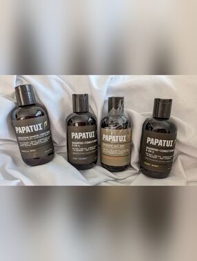 Mens Papatui Sample- Set 3 Shampoo And 1 Body Wash